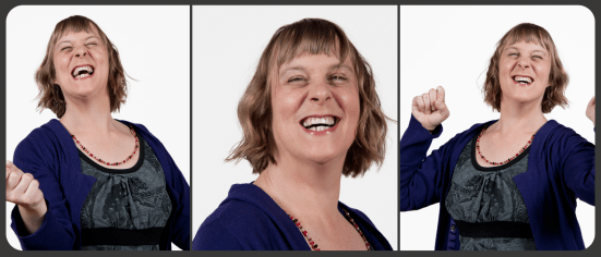 3 different pictures of Allyson 